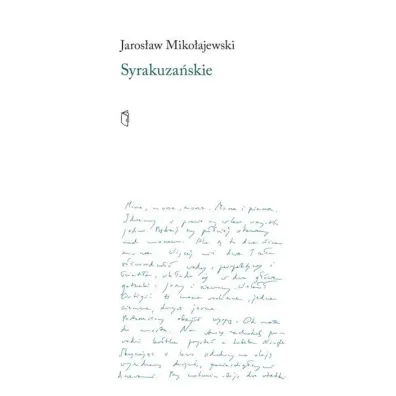 Syrakuza�skie - Jaros�aw Miko�ajewski