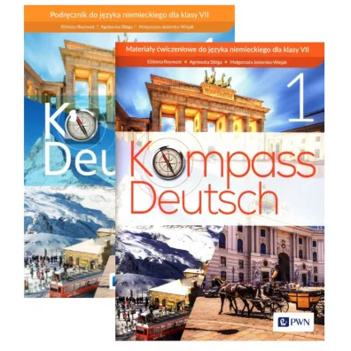 Pakiet Kompass. Deutsch 1. Podr�cznik z zeszytem �wicze� do szko�y podstawowej dla klasy VII - Agnieszka Sibiga, El�bieta Reymont, Ma�gorzata Jezierska-Wiejak