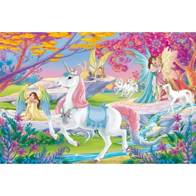 Puzzle 200 Magiczna kraina + figurka G3 Schmidt Spiele-Puzzle