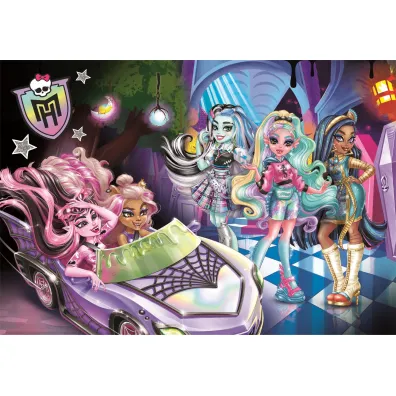 Puzzle 104 el. SuperColor. Monster High Clementoni