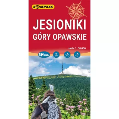 Jesioniki G�ry Opawskie mapa skala 1 : 50 000