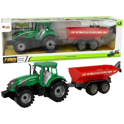 Traktor z przyczepk� z nap�dem LeanToys