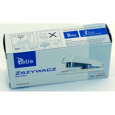 Tetis Zszywacz szary 25 kartek