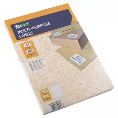 D.rect Etykieta samoprzylepna A4 100 szt.