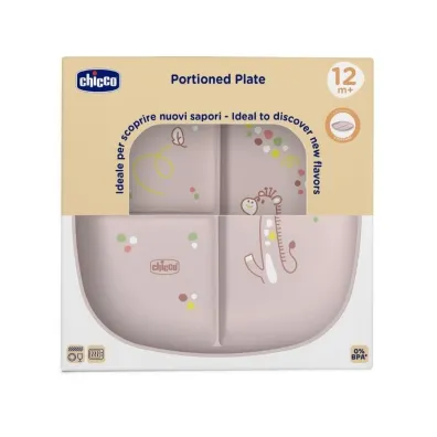 Chicco Talerz 3-dzielny beowy 12m+