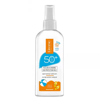 Lirene Sun Kids mleczko ochronne dla dzieci o zapachu waniliowym SPF50 150 ml