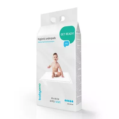 Babyono Podk�ady higieniczne do przewijania 60x90cm 10 szt.