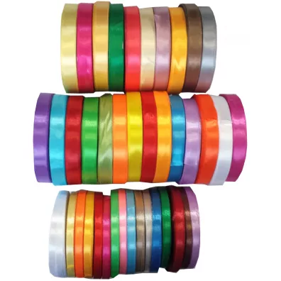 Wstka satynowa szara 12mm x 32m