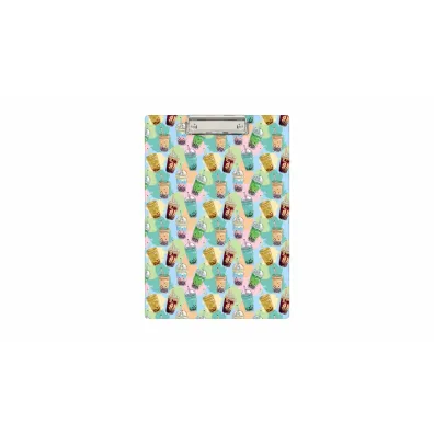 Clipboard A4 PVC Bubble Tea BIURFOL KHN-01-37