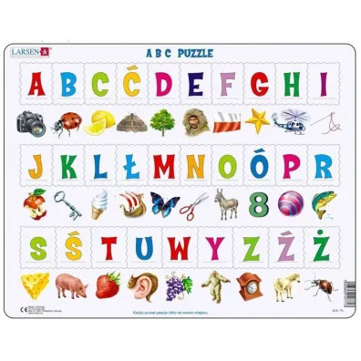 Puzzle Uk�adanka Alfabet Maxi Larsen