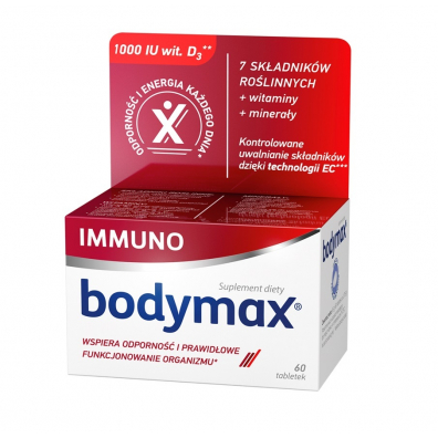 Bodymax Immuno witaminy i minerały suplement diety 60 tab.