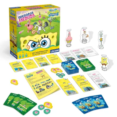 Lisciani Spongebob Gra kooperacyjna na Ratunek Meduzom 304-PL119356