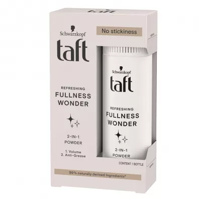 Taft Fullness Wonder 2w1 puder do w�os�w nadaj�cy obj�to�� i od�wie�enie 10 g
