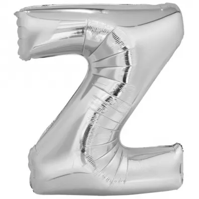 Amscan Balon foliowy litera Z srebrna 60x86cm