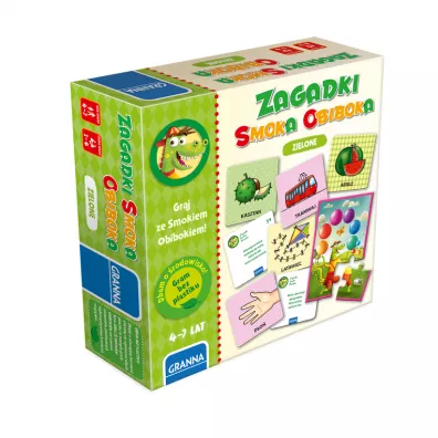 Zagadki Smoka Obiboka. Zielone. Graj ze Smokiem Obibokiem Granna