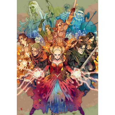 Puzzle 500 el. Gaming Puzzle: The Witcher Scoia`tael Good Loot