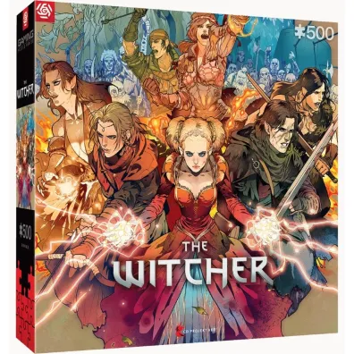 Puzzle 500 el. Gaming Puzzle: The Witcher Scoia`tael Good Loot
