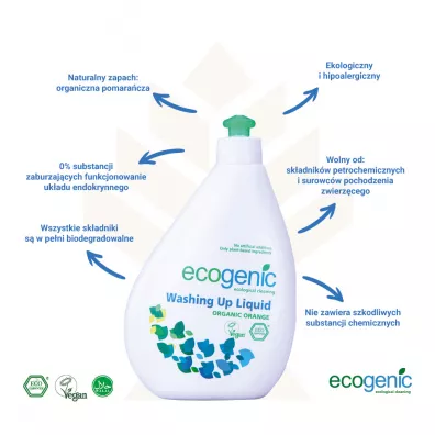 Ecogenic P�yn do mycia naczy� Pomara�cza 500 ml