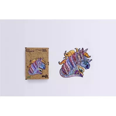Puzzle drewniane eko 63 el. Bajeczny jednoro�ec A4 PuzzleOK