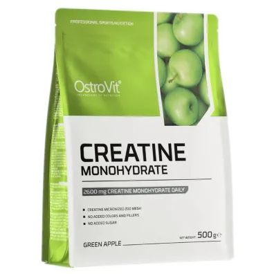 OstroVit Monohydrat Kreatyny - smak zielonego jab�ka Suplement diety 500 g