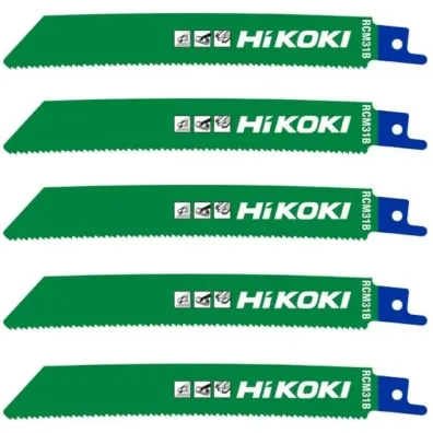 Hikoki Brzeszczot do pi� szablastych rcm31b wygi�ty 150 14tpi 150mm 5 szt.
