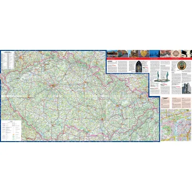 Czechy map&guide XL PL laminat 2024