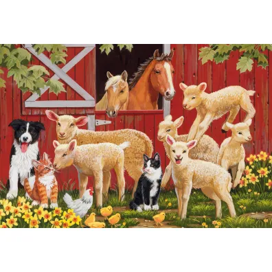 Puzzle 3x48 Zwierz�ta na farmie Schmidt