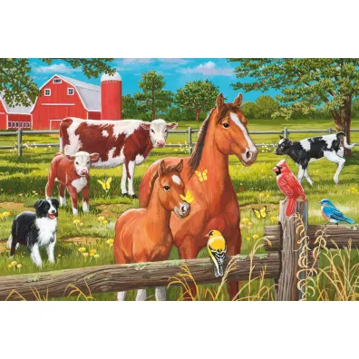 Puzzle 3x48 Zwierz�ta na farmie Schmidt