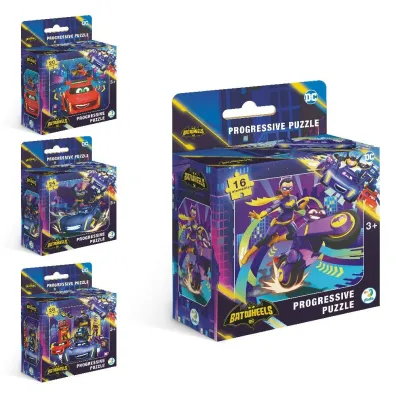Puzzle 16 el. Batwheels. Motocykl Batgirl Bibi Dodo
