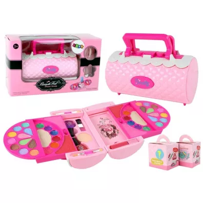 Zestaw do makija�u w kuferku akcesoria r�owy LeanToys
