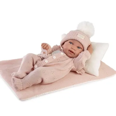 Lalka hiszpa�ska Pipa w �piochach z po�ciel� 42cm Antonio Juan