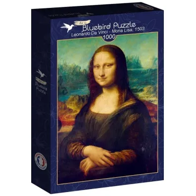 Puzzle 1000 el. Leonardo Da Vinci Mona Lisa, 1503 Bluebird Puzzle
