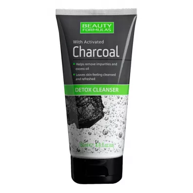 Beauty Formulas Charcoal Detox Cleanser el do mycia twarzy z aktywnym wglem 150 ml