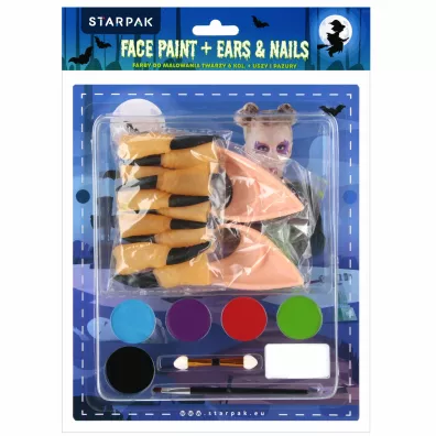Farby do malowania twarzy 6 kolor�w z akcesoriami STARPAK 56488