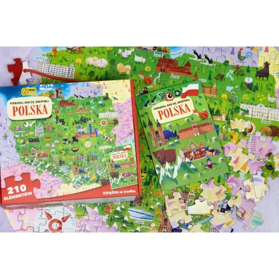Puzzle Polska. Poznawaj, baw si�, odkrywaj Wilga Play