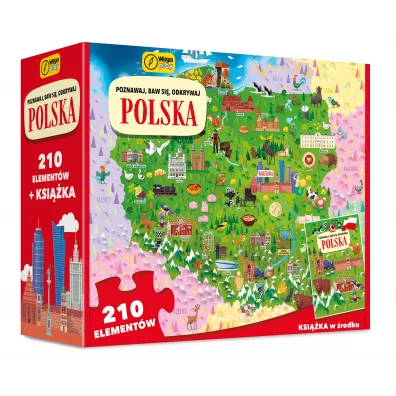 Puzzle Polska. Poznawaj, baw si�, odkrywaj Wilga Play