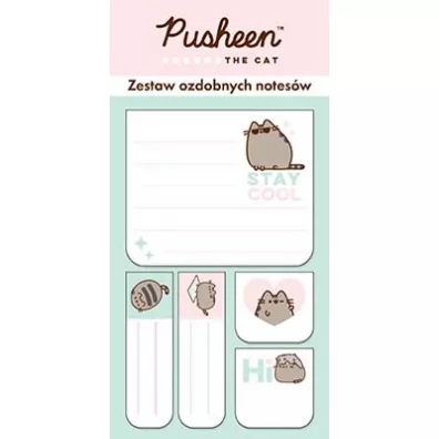 St. Majewski Zakadki indeksujce z notesem Pusheen