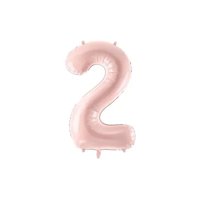 PartyDeco Balon foliowy 2 jasny r�owy 72cm