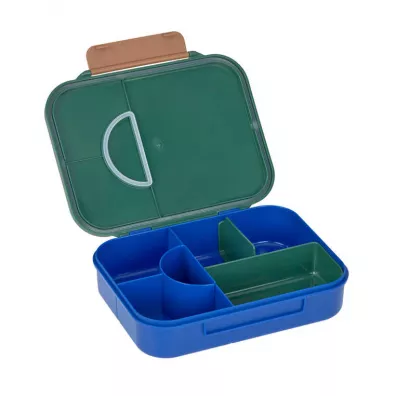 Lassig Lunchbox Bento z przegr�dkami Little Gang Rainbow green