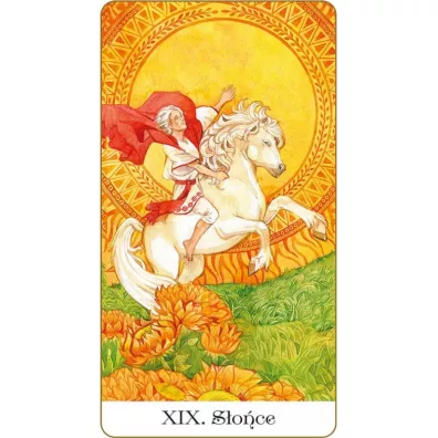 S�owia�ski Tarot Z�otego Ko�a �ycia – 78 kart + ksi��ka