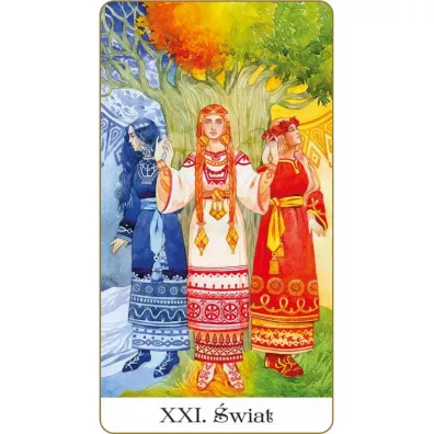 S�owia�ski Tarot Z�otego Ko�a �ycia – 78 kart + ksi��ka