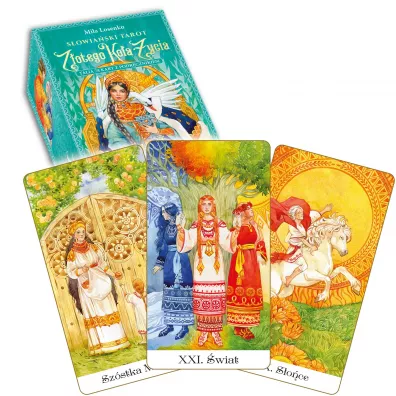 S�owia�ski Tarot Z�otego Ko�a �ycia – 78 kart + ksi��ka