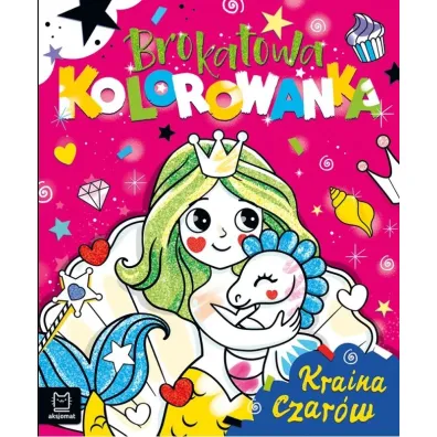 Kraina czar�w. Brokatowa kolorowanka - Anna Podg�rska