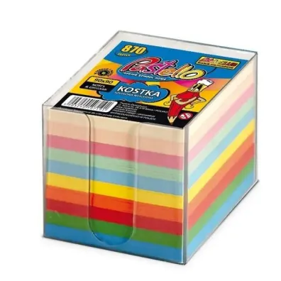 Alfa Pastello Kostka w kubiku 90x90mm 850 kartek 10 kolor�w