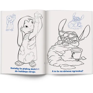 Disney Stich. Kolorowanka z naklejkami