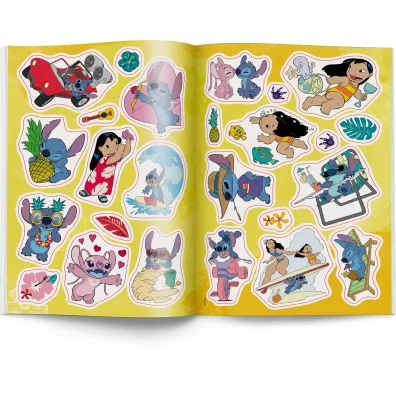 Disney Stich. Kolorowanka z naklejkami
