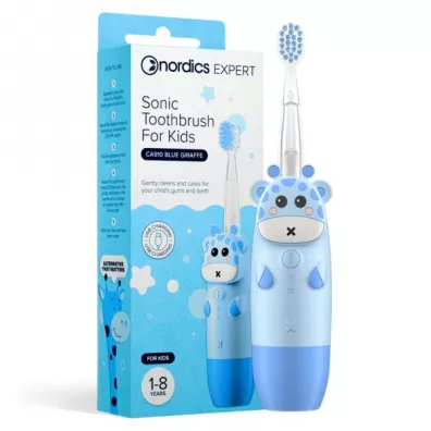 Nordics Szczoteczka soniczna CA910 dla dzieci niebieska �yrafa
