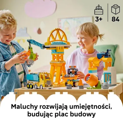 LEGO DUPLO Plac budowy z pojazdami 3 w 1 10476