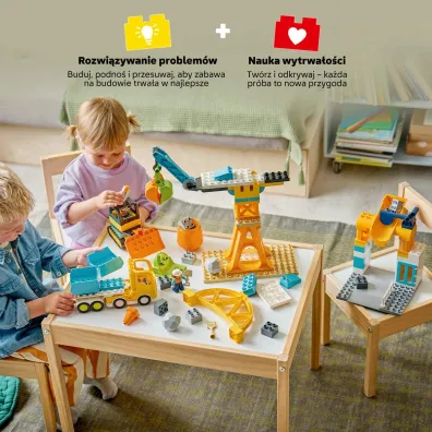 LEGO DUPLO Plac budowy z pojazdami 3 w 1 10476