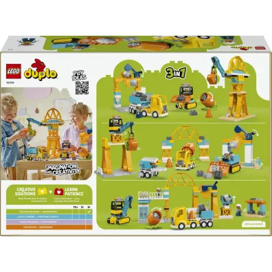 LEGO DUPLO Plac budowy z pojazdami 3 w 1 10476